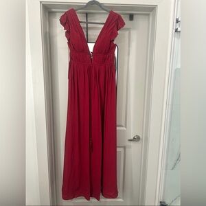 Azazie Ruby Ruffle Maxi Dress